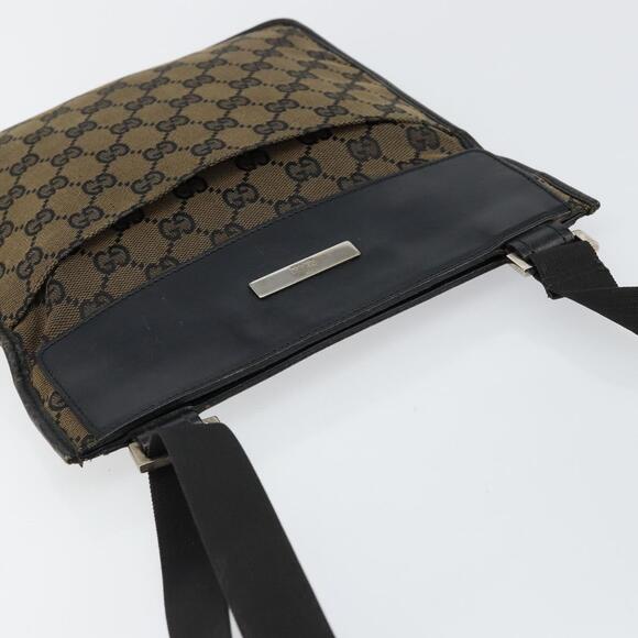 GUCCI GG Canvas Shoulder Bag Brown 019 019 - Picture 6 of 12